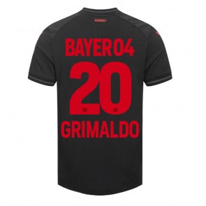 Bayer Leverkusen Alejandro Grimaldo #20 Domaci Dres 2023-24 Kratak Rukavima